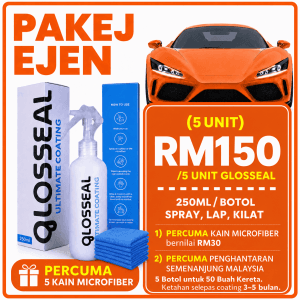 5 Botol Glosseal Ultimate Coating