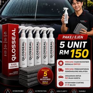 5 Unit Glosseal Glass Coat